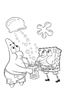 SpongeBob SquarePants kleurplaat 10